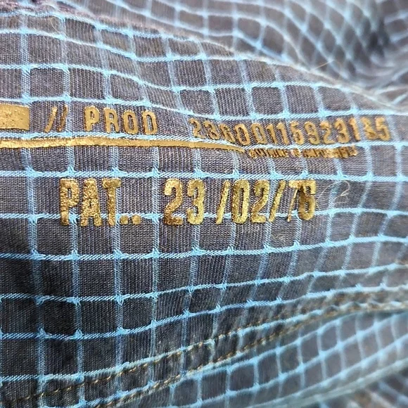 Blue Check PM381 BLUE DEPT. 76 Button-down Shirt (XL) - Picture 15 of 16